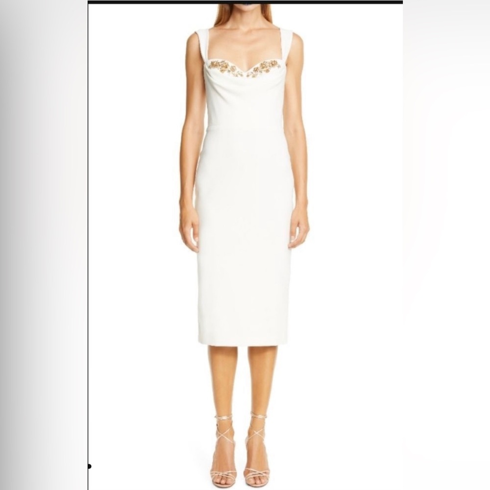 Marchesa Notte Ivory dress size 10 NWOT